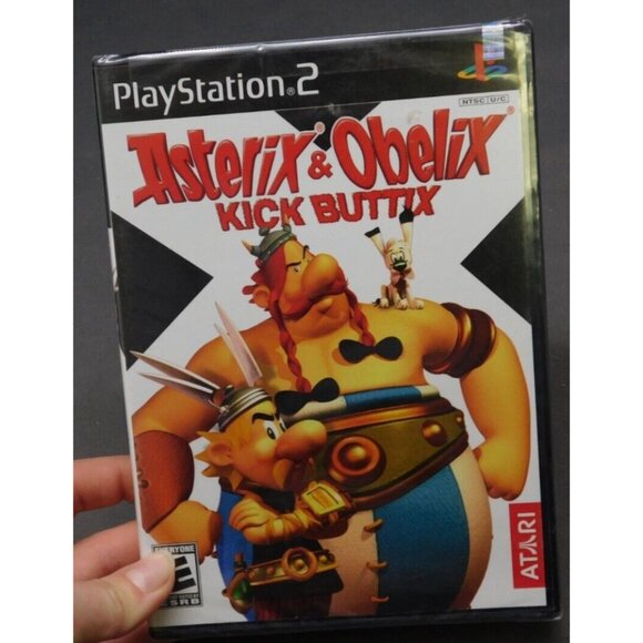 NIB Asterix & Obelix Kick Buttix PlayStation 2 PS2 Factory Sealed - Picture 3 of 3